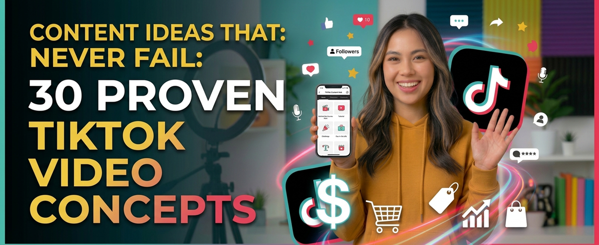 Content Ideas That Never Fail: 30 Proven TikTok Video Concepts